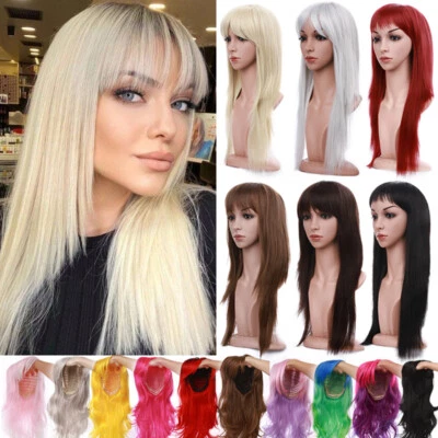 Peruca loira cabelo longo ondulado NOVA fantasia festa cosplay fantasia vestido peruca feminina - Imagem 1 de 4