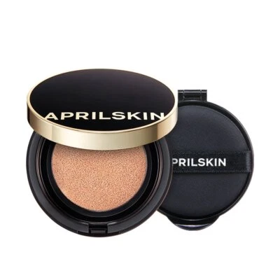 APRILSKIN Magic Snow Cushion 3.0 15g + Recarga 15g SET SPF50+ PA+++ Foto 1 de 4