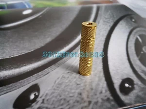 2x 3.5mm Stereo Female to Female F/F Audio Adapter Extension Plug  - Picture 1 of 2