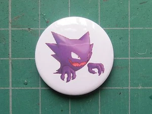 Haunter Pokemon Badge - 25/58mm Pin Badge Pokemon Go Cute Nerd Geek Gift - Picture 1 of 2