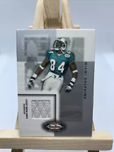 Chris Chambers 2002 Fleer Box Score Game Worn Jersey Mini Dolphins - Bild 1 von 10