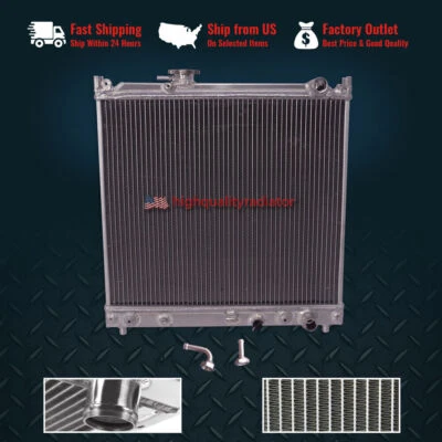 All Aluminum Radiator For 1993-1995 Geo Tracker 1.6L AT（16 3/4" core high!） - Image 1 of 4