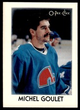 1987-88 O-Pee-Chee Minis Michel Goulet Quebec Nordiques #12