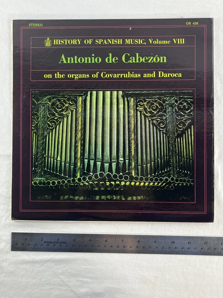 Antonio De Cabezón History Of Spanish Music Vol8 Organs Of Covarrubia & Daroca — 第 1/3 张图片