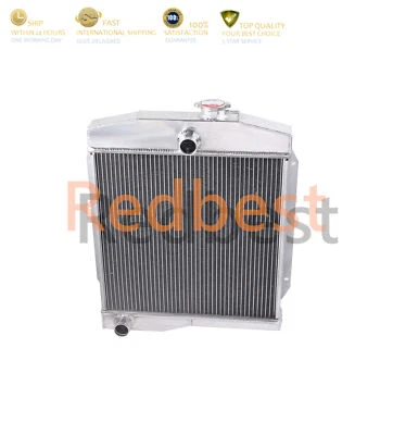 Radiador Alum para 55-58 Jeep Willys 59-71 CJ3 CJ5 CJ6 2.2L 134Cu 3.7L 225Cu 3Row - Imagem 1 de 4