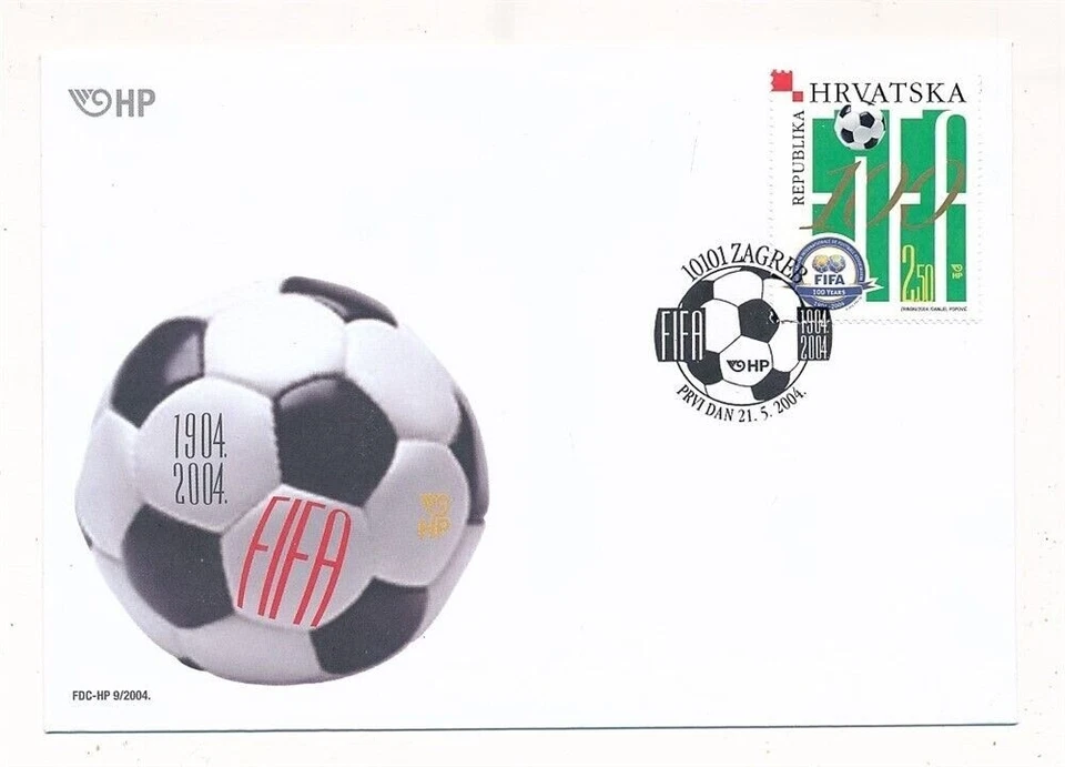 D429051 Croatia FDC Centenary FIFA Soccer - Image 1 of 1