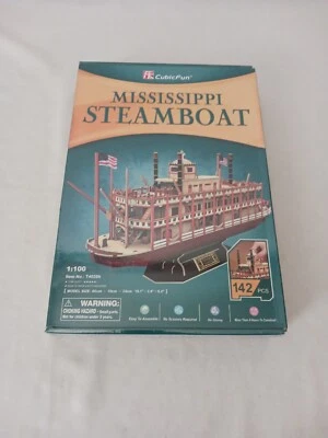 CubicFun 3D Puzzle Vessel Ship MS Steamboat Models Toys Building Kit NEW SEALED  - Image 1 of 3