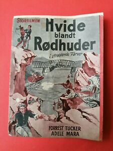 Vintage Danish Film Program "Rock Island Trail" Forrest Tucker.Adele Mara.Cabot.