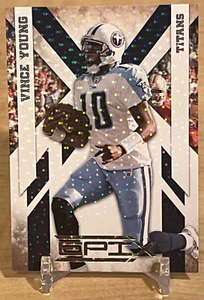 Panini Epix Silver 071/250 Vince Young #97 Texas Longhorns/Tennessee Titans 2010 - Imagen 1 de 4