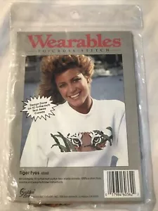 Wearables To Cross Stitch By Golden Bee/Tiger Eyes #60362/New # - Picture 1 of 8