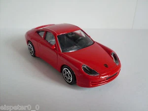 Porsche 911 Carrera rojo, Bburago Street Fire coche modelo 1:43, nuevo, embalaje original - Imagen 1 de 9