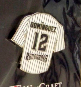 Jasson Dominguez Renegades #12 jersey pin Yankees High A affiliate MiLB c46072 - Picture 1 of 8