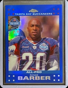 Ronde Barber - Blue Refractor - 2007 Topps Chrome Football - Pro Bowl #TC105 - Bild 1 von 1