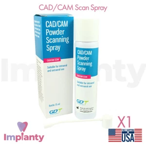 1x Spray de escaneo en polvo CAD/CAM dental 75 ml odontología eficiente soluble en agua - Imagen 1 de 3