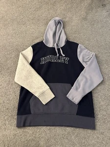 Hurley Hoodie mens large Multicolor Long Sleeve Pockets Drawstring - Picture 1 of 11