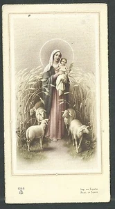Estampa antigua de la Divina Pastora andachtsbild santino holy card santini - Imagen 1 de 1