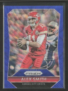 Alex Smith 2015 Panini Prizm #194 Blue Wave Prizm/150 Kansas City Chiefs - Imagen 1 de 2