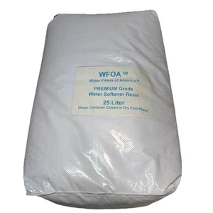 WFOA Premium Grade Wasserenthärter Harz 25 Liter Beutel. - Bild 1 von 5