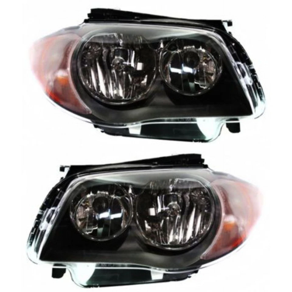 For 2008 - 2010 BMW 130i Headlight Driver & Passenger Side Pair DOT - Image 1 of 4