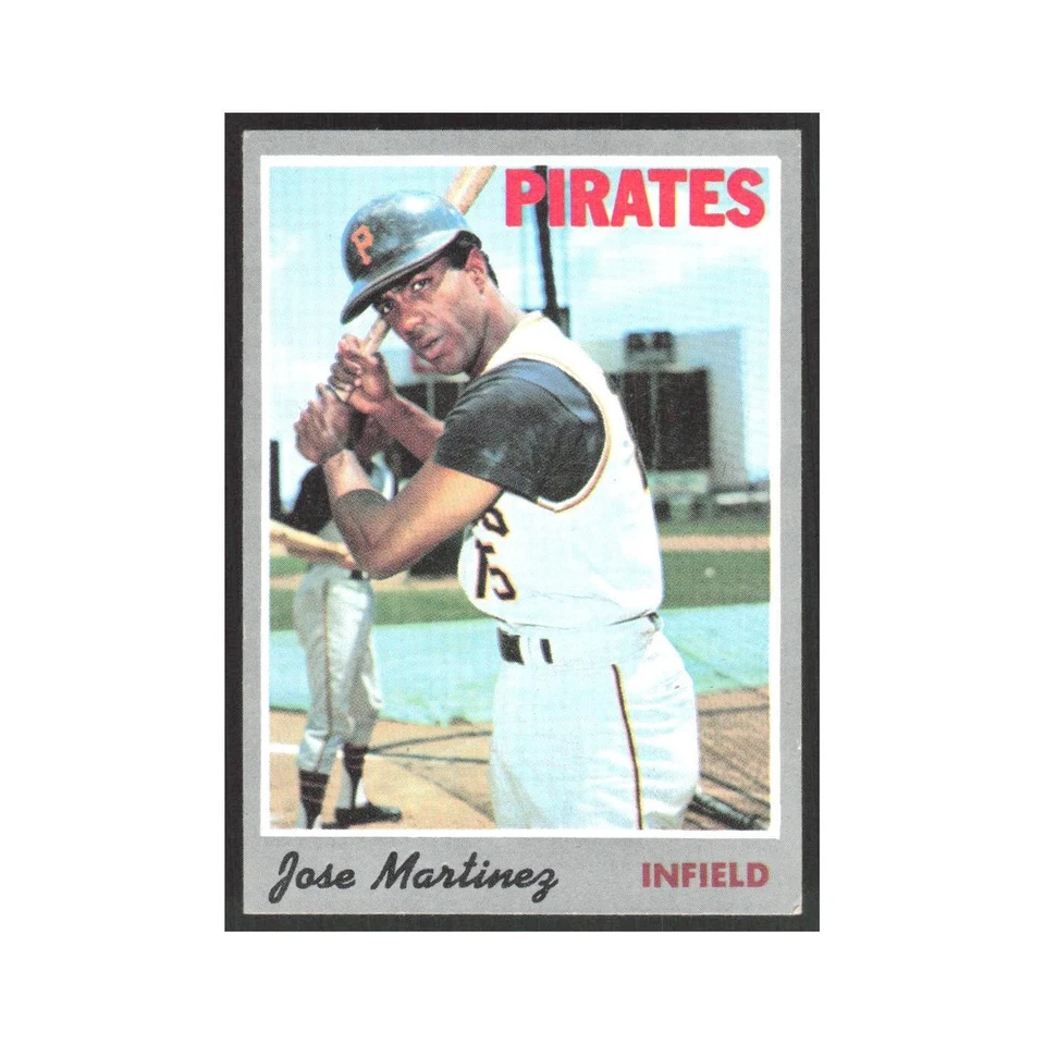 1970 Topps Jose Martinez Pirates #8 - Image 1 of 3