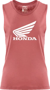 FACTORY EFFEX 27-87354 Women's Honda Wing Muscle Tank Top - Paprika - Large - Picture 1 of 2