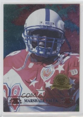 1996 President's Reserve Tanned Rested & Ready /7500 Marshall Faulk #19 HOF - Image 1 of 2