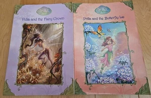 2 Disney Fairies Books, Vidia And The Fairy Crown + Prilla And The Butterfly Lie - Picture 1 of 3