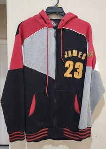 Vintage Lebron James Hoodie Cavs Mens Embroidered NBA Basketball Pullover Y2K - Picture 1 of 7