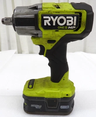 Ryobi 18V One+ HP Brushless 1/2" Impact Wrench W/4Ah Battery - Image 1 of 4