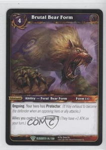 2010 World of Warcraft TCG: War of the Elements Brutal Bear Form #31 3v2 - Picture 1 of 3