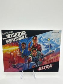Mission Impossible NES Manual