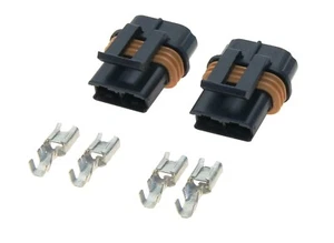 Par de conectores de cableado ventilador de refrigeración Delphi LT1 LS1 Camaro Corvette FABRICANTE DE EQUIPOS ORIGINALES - Imagen 1 de 2