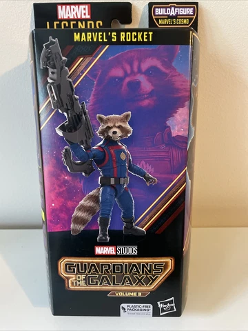 Marvel Legends Rocket Raccoon Guardians of Galaxy Vol 3 BAF Cosmo Figure Sealed Cover