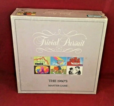 Trivial Pursuit The 1980s Master Game General Knowledge Board Game  - Image 1 of 4