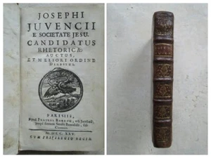 JOUVENCY : CANDIDATUS RHETORICAE, 1725. Dernier manuel de rhétorique jésuite. - Picture 1 of 17