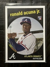 2018 Topps Throwback Thursday Ronald Acuna Jr. RC SP⚾️1959 Card #160 PR/1588🔥