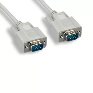 Kentek 10ft VGA HD15 14Pin Video Cable Male to Male Monitor Legacy Equipment 14C - Picture 1 of 1