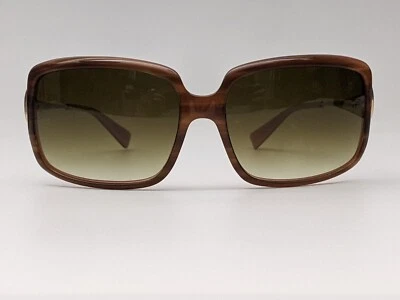 Gafas de sol cuadradas de gran tamaño Oliver Peoples Dulaine: marco de mármol marrón 61-17-114 Foto 1 de 4