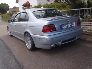 bmw e39 limusine 523i bj98 2,5l 125 kw silber 275,170km lenkradschloss defekt tü - Bild 1 von 17