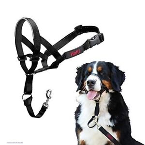 HALTI Headcollar Size 4 Black UK Bestselling Dog Head Harness to Stop Pulling