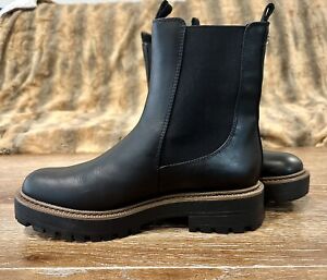 Sam Edelman Womens Laguna  Black Chelsea Boots Shoes Size 9 Medium