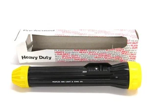 NOS! FULTON PERMISSIBLE ELECTRIC FLASHLIGHT, "PEOPLES GAS LIGHT & COKE CO.", 933 - Picture 1 of 4