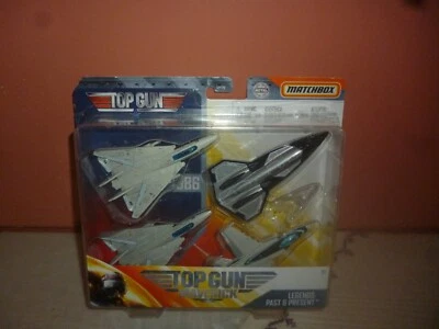 MATCHBOX TOP GUN MAVERICK PLANES 1986 LEGENDS PAST & PRESENT NEW MOSC - Image 1 of 4