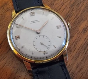 WINSOR WATCH manual OVERSIZE  38.00 mm  from 50/60' swiss made - Foto 1 di 6