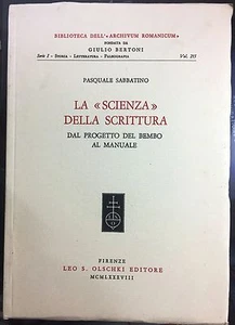 (Linguistica) LA <<SCIENZA>> DELLA SCRITTURA - DAL PROGETTO DEL BEMBO AL MANUALE - Imagen 1 de 1