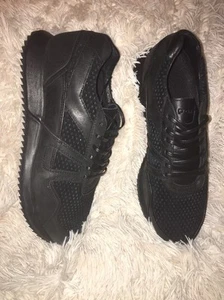 Scarpe uomo PONY Grand nere mono cromate taglia us 9 nuove - Foto 1 di 5