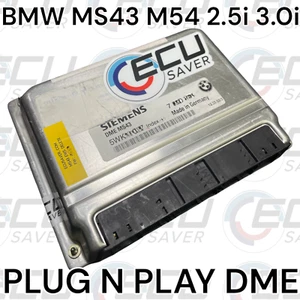 🔥 BMW MS43 Plug N' Play DME, EWS DELETED / 7 519 308 / M54 E39 Z3 2.5i 3.0i 🔥 - Picture 1 of 4
