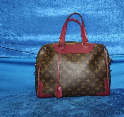Bolso de mano para mujer Louis Vuitton LV Retiro casi nuevo monograma lona color pasas Foto 1 de 4