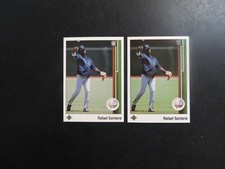 1989 Upper Deck Anaheim Show Samples Rafael Santana Baseball Card Promo Set Test
