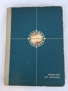 Vtg 1957 Simon Schuster Walt Disney Worlds of Nature Hard Cover Book - Picture 1 of 5